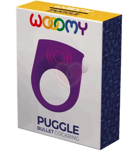 Эрекционное кольцо Adrien Lastic Puggle фиолетовое фото 4