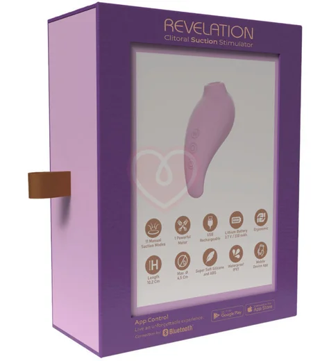 Вакуумный стимулятор клитора Adrien Lastic Revelation App розовый фото 5