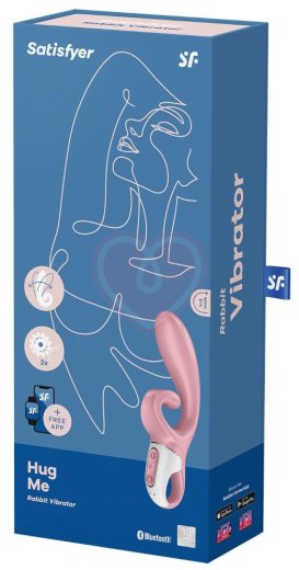 Вибратор с клиторальным стимулятором Satisfyer Hug Me розовый фото 5
