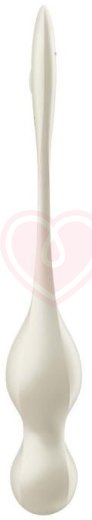 Вагинальные шарики с вибрацией Satisfyer Love Birds 1 белые фото 2