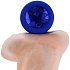 Вибропробка b-Vibe Vibrating Jewel Plug L/XL с кристаллом и пультом синяя фото 5
