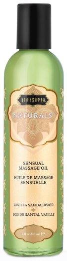 Массажное масло KamaSutra Naturals Vanilla Sandalwood Ваниль и сандал 236 мл фото 1