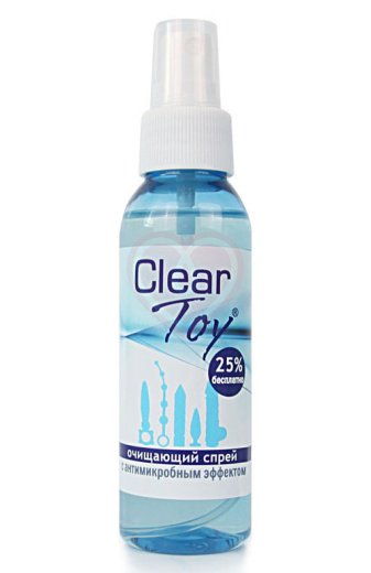 Очищающий спрей с антимикробным эффектом Clear Toy 100 мл фото 1