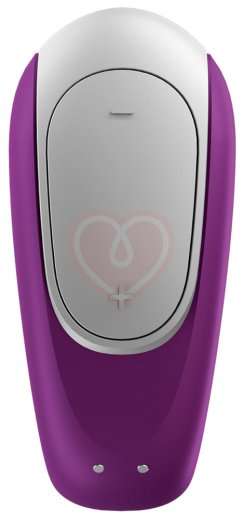 Парный вибратор Satisfyer Double Fun с управлением от приложения или пульта фиолетовый фото 2