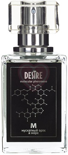 Мужской концентрат феромонов Desire с ароматом мускатного ореха и моря 30 мл фото 1