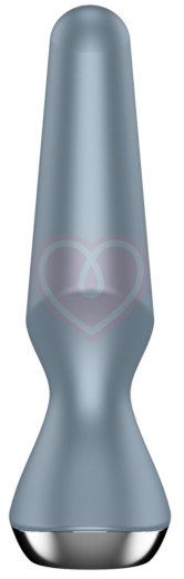 Анальная вибропробка Satisfyer Plug Ilicious 2 с приложением серая фото 4