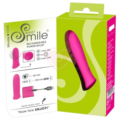 Вибропуля Sweet Smile розовая фото 5