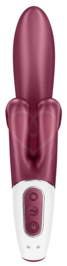 Вибратор с двойным клиторальным стимулятором Satisfyer Touch Me бордовый фото 3