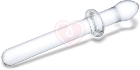 Прямой двусторонний стеклянный фаллоимитатор Glas Classic Handblown фото 3