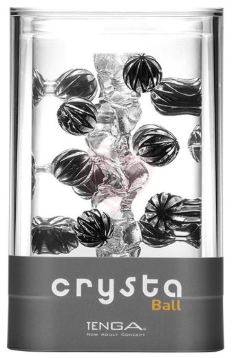 Мягкий мастурбатор с шариками Tenga Crysta Ball прозрачный фото 2