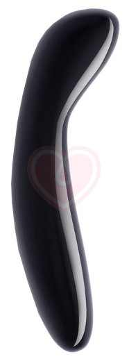 Фаллоимитатор для зоны G Le Wand Crystal G-wand чёрный обсидиан фото 1