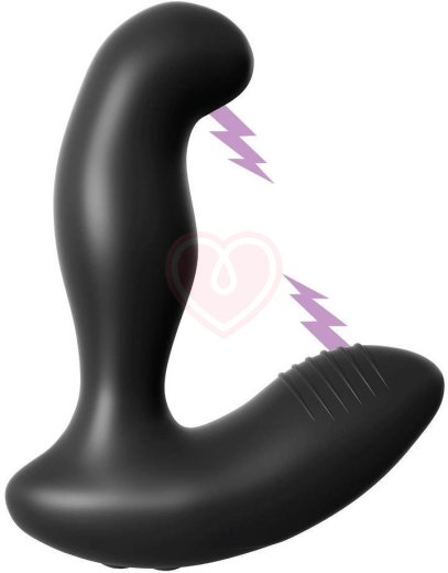 Вибратор для простаты с электростимуляцией Electro Stim Prostate Vibe черный фото 2