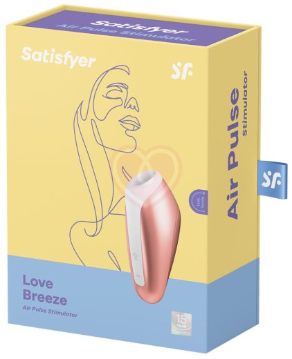 Вакуумный стимулятор Satisfyer Love Breeze бронзовый фото 4