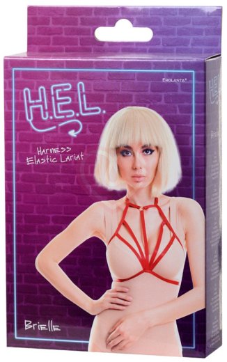 Портупея из красных лент H.E.L. Brielle фото 4