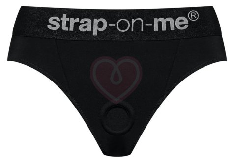 Трусики для страпона Strap-On-Me Lingerie Harness Heroine чёрные фото 1