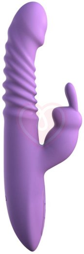 Вибратор-кролик с вращением и нагревом Her Thrusting Rabbit cиреневый фото 2