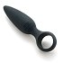 Анальная пробка '50 оттенков серого' Something Forbidden Silicone Butt Plug чёрная фото 3
