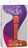 Мини-вибромассажёр Stella Liquid Silicone Mini Massager оранжевый фото 5