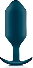 Утяжелённая анальная пробка для ношения b-Vibe Snug Plug 6 большая морская волна