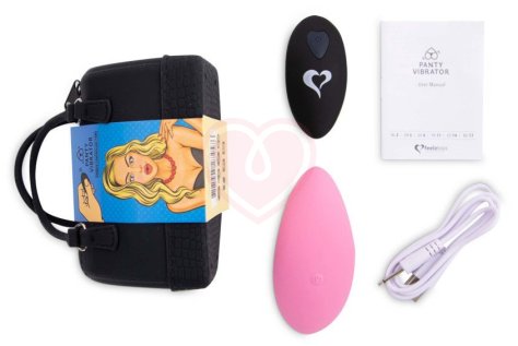 Минивибратор в трусики с пультом управления Panty Vibe Remote Controlled розовый фото 2