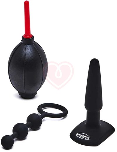 Набор анальных игрушек Malesation Anal Starter Set чёрный фото 1