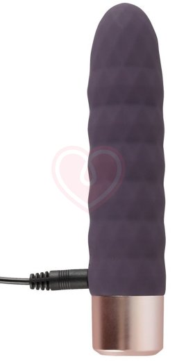 Вибратор с рельефной поверхностью Elegant Series Diamond Vibe фото 4
