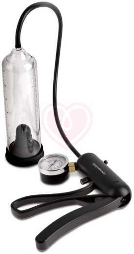 Вакуумная помпа с манометром Pro-Gauge Power Pump черный фото 2