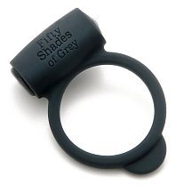 Кольцо эрекционное с вибрацией '50 оттенков серого' Yours and Mine Vibrating Love Ring