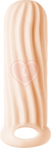 Насадка для увеличения диаметра с двусторонним рельефом Homme Wide для 11-15 см телесная фото 1