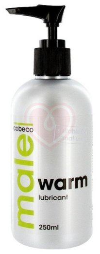 Согревающий лубрикант Cobeco Male Warm Lubricant 250 мл фото 1
