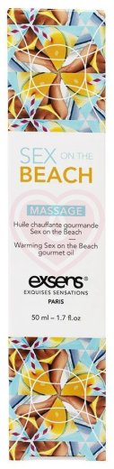 Разогревающий массажный гель Exsens Sex On The Beach со вкусом Секс на пляже 50 мл фото 2