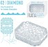 Мини мастурбатор Tenga Uni Diamond прозрачный фото 3