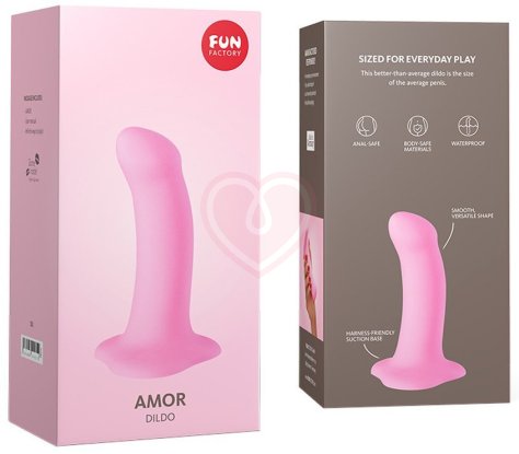 Фаллоимитатор Fun Factory Amor розовый фото 3