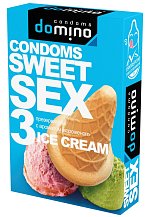 Оральные презервативы Domino Sweet Sex Мороженое 3 шт