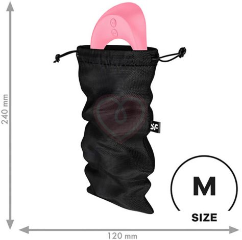 Мешочек для хранения вибратора Satisfyer Treasure Bag M черный фото 1