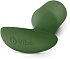 Утяжелённая анальная пробка для ношения b-Vibe Snug Plug 4 большая хаки фото 4