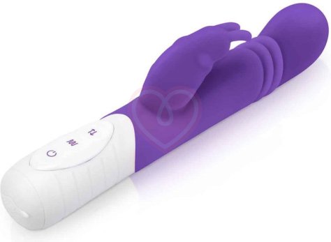 Вибратор-кролик с пульсирующей головкой Slim Shaft Thrusting G-Spot Rabbit фиолетовый фото 9