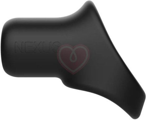 Широкое эрекционное кольцо Nexus Rise чёрное фото 2