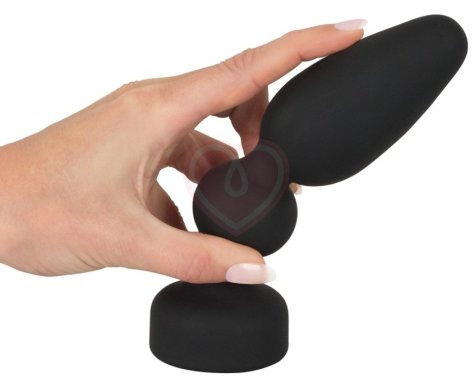 Длинный анальный стимулятор Black Velvets Big Plug фото 4