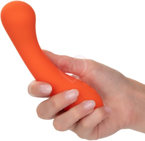 Вибратор для зоны G Stella Liquid Silicone G-Wand оранжевый фото 4