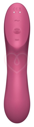 Вакуумный вибростимулятор Satisfyer Curvy Trinity 3 бордовый фото 4