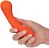 Вибратор для зоны G Stella Liquid Silicone G-Wand оранжевый фото 4