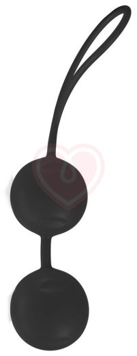 Вагинальные шарики Joyballs Trend матовые чёрные фото 1