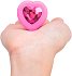 Анальная пробка с кристаллом сердцем и вибрацией b-Vibe Heart Shape Jewel Plug S/M розовая фото 4