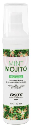 Разогревающий массажный гель Exsens Mint Mojito со вкусом Мохито 50 мл фото 1