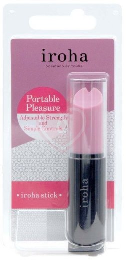 Минивибратор в виде помады Tenga Iroha Stick розовый фото 3