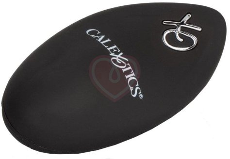 Мини-вибратор с пультом управления Silicone Remote Curve чёрное фото 4