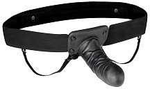Вибрирующий фаллопротез Lux Fetish Hollow Strap-on