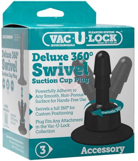 Фиксирующийся плаг для насадок Vac-U-Lock Deluxe 360° Swivel фото 6