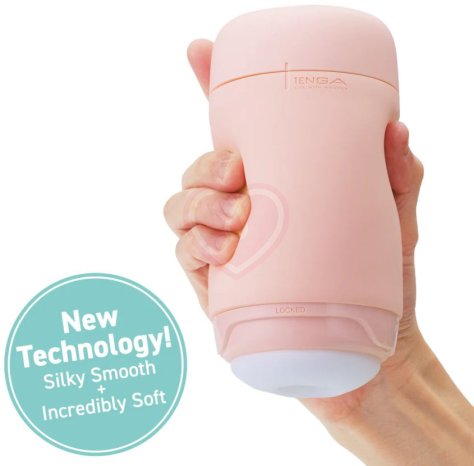Мягкий мастурбатор Tenga Puffy Strawberry Pink фото 4